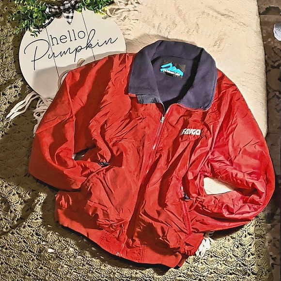 VTG 80s Faygo Delivery Driver ICP Fleece Lined Wind Breaker Ski Jacket - Picture 1 of 11